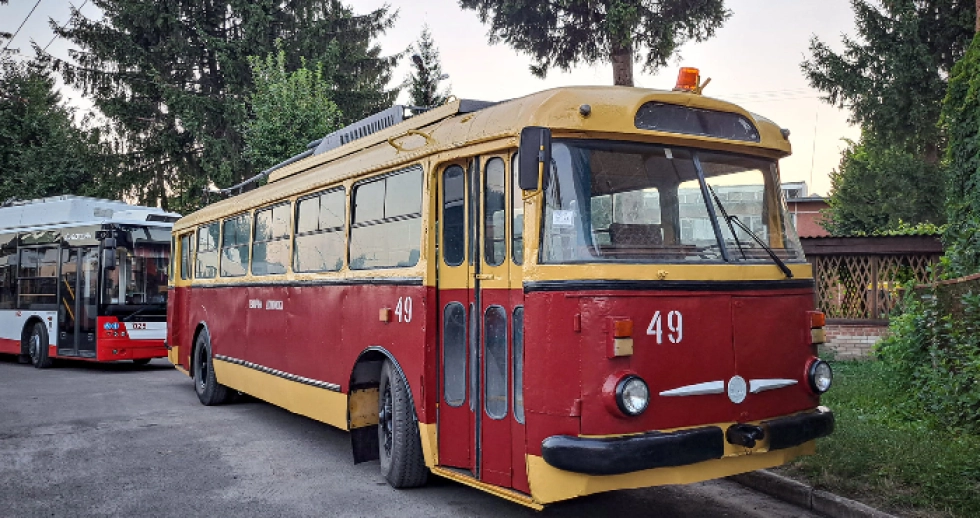 Вулицями Луька їздитиме оновлений ретро-тролейбус 1974 року