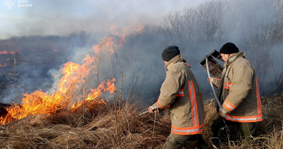 На Волині майже півтори доби гасили масштабну пожежу. ФОТО