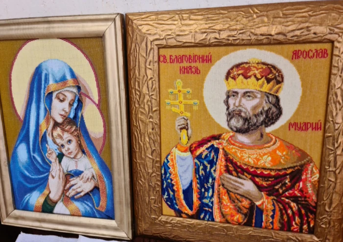 Неподалік Луцька презентували вишиту «Мону Лізу»