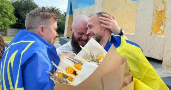 У Луцьку зустріли воїна Бориса Василенка, який повернувся з російського полону