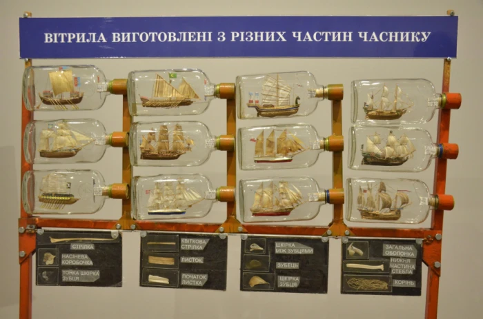 У Луцьку презентували виставку унікальних мініатюрних вітрильників у пляшках