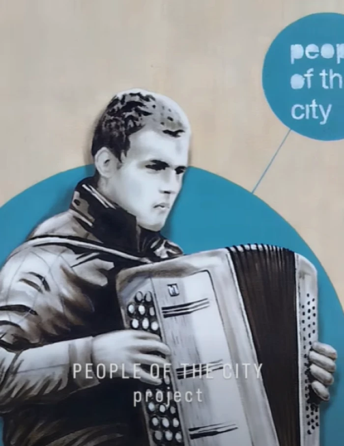 Сергій Васевич. Мурал Юрія Чайки