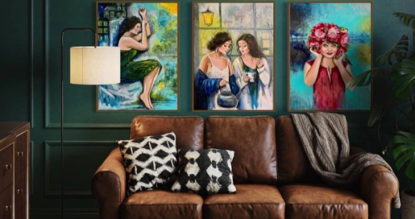 Луцька художниця створила неймовірну серію картин «Квінтесенція жіночності»