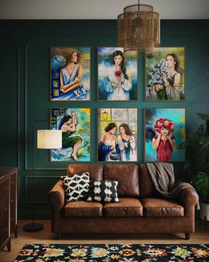 Серія картин «Квінтесенція жіночності» Алли Харчук. Фото з фейсбук-сторінки художниці