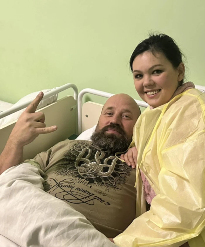 Юрій Журавель та його кохана Наталія. Фото з фейсбук