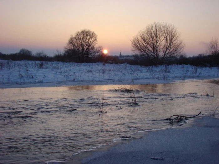 Зимові розливи 2011 року. Заплава Стира.