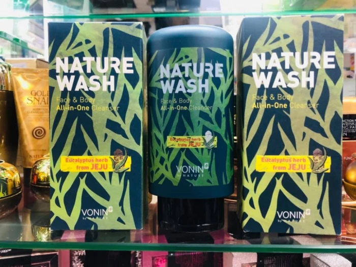 Засіб для чоловіків 3 в 1 VONIN Nature Wash Face & Body All In One Cleanser - 300ml
