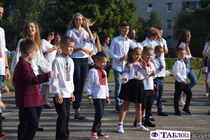 як розважали першокласників у волинській гімназії № 21