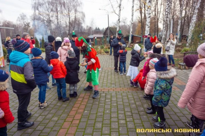 Як у Луцькому зоопарку зустрічали святого Миколая