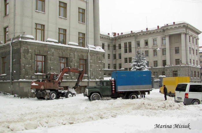 Засніжений Луцьк