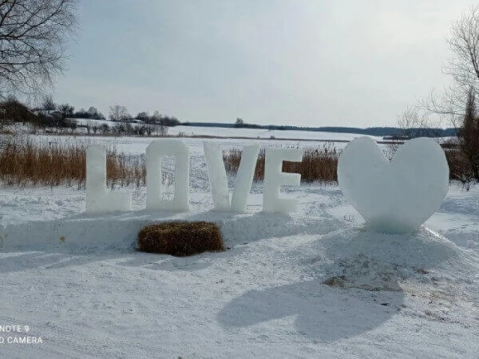 Льодова фотозона у Підбереззі