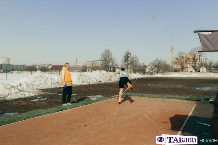 имовий чемпіонат України з легкоатлетичних метань у Луцьку