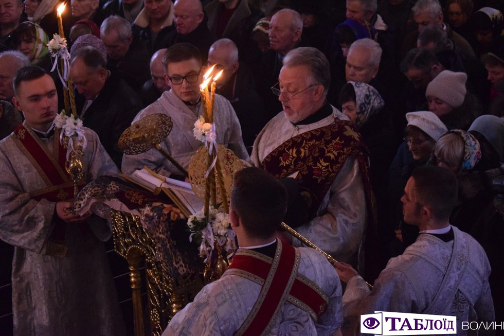 Різдвяна літургія кафедральному соборі Святої Трійці