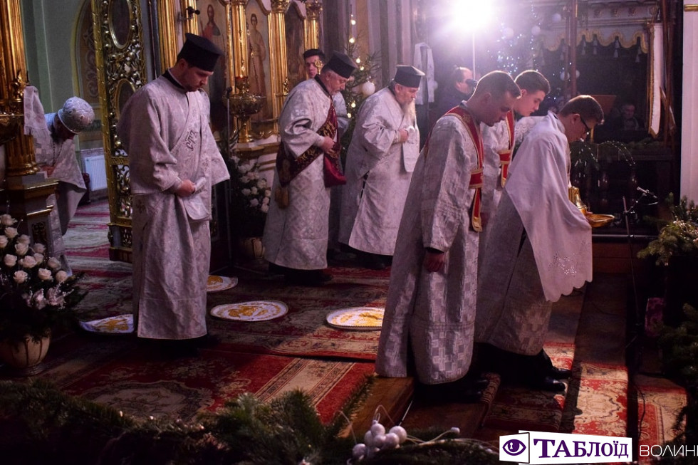 Різдвяна літургія кафедральному соборі Святої Трійці