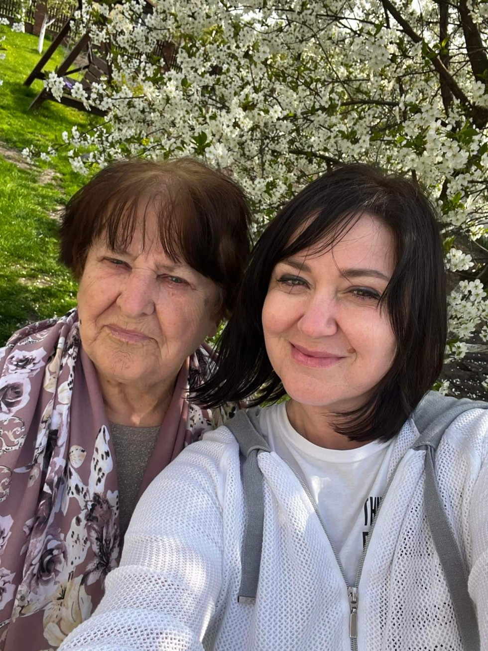 Ірина Вахович з мамою Галиною Іванівною